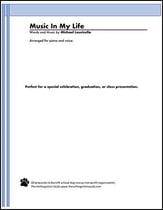 Music In My Life Unison choral sheet music cover